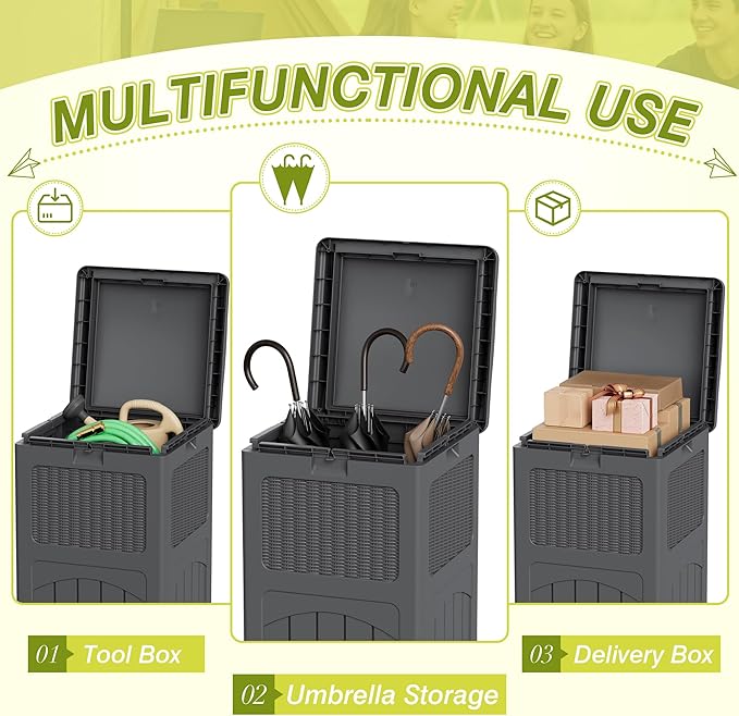 Greesum 33 Gallon Outdoor Trash Can - Image 3