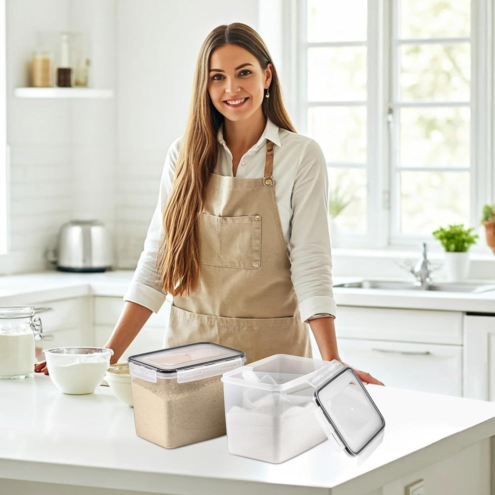 Sorbus Air Tight Pantry Storage Containers, with Lids (4 Pack)