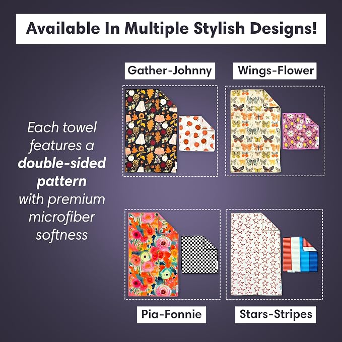 Microfiber Hand Towel & Washcloth Set of 2 - Image 7