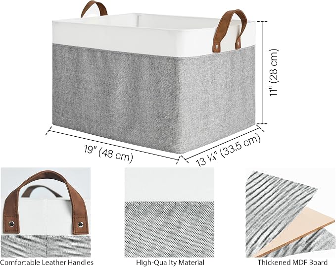 StorageWorks Storage Bins, Fabric Storage Bins - Image 2