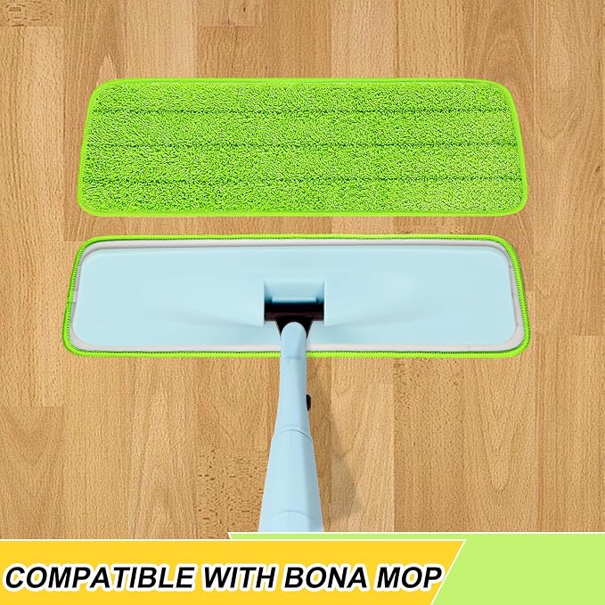 16.5 inch Reusable Mop Pads Microfiber Spray Mop Replacement Heads - Image 2
