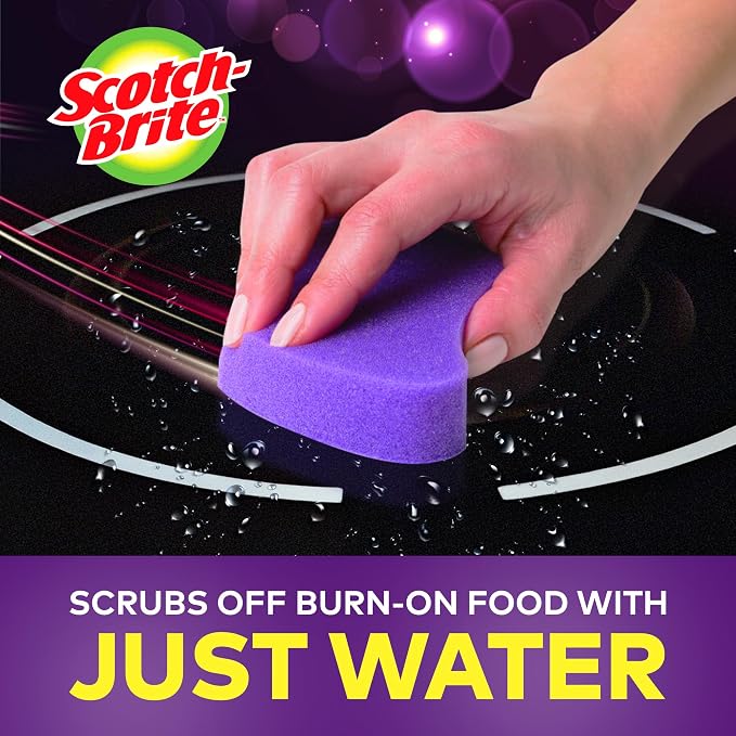 Scotch-Brite Glass Cooktop Pads, Scratch-Free & Non-Abrasive Scrubbers - Image 9