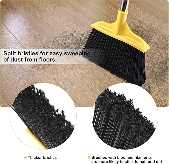 3 Pack Outdoor Heavy Duty Broom 59 Inch - Image 2