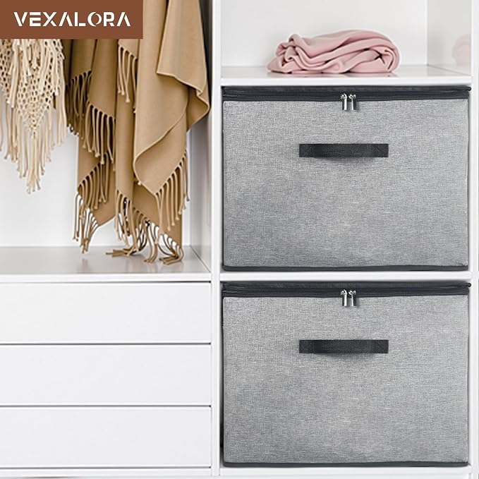 Shoe Organizer Box 2 Pack, Shoe Storage Organizer - Image 2