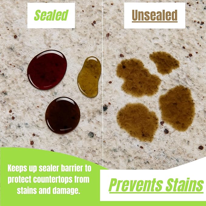 Granite Plus Deep Cleans & Seals All Natural Stone Countertops + Ultimate Grout - Image 4