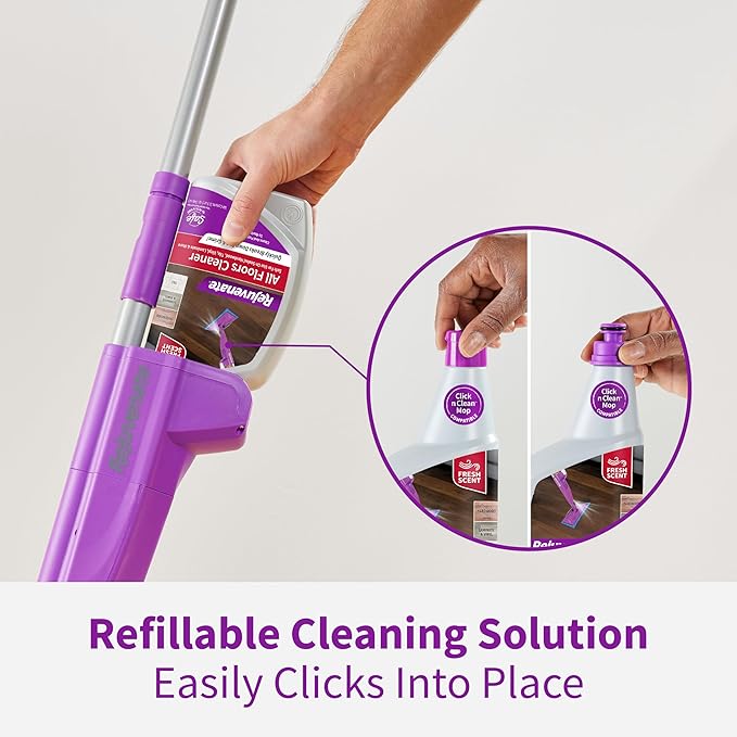Rejuvenate Click N Clean Multi-Surface Spray Mop All-in-One Kit Cleans and - Image 9