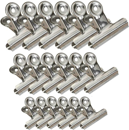 18 Pack Stainless Steel Chip Bag Clips Heavy Duty Food Bags Clamp Clips by Jxystore