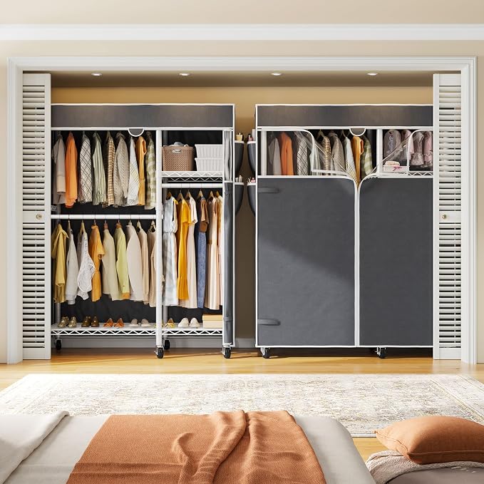 Raybee Clothes Rack with Cover, Clothing Racks - Image 7