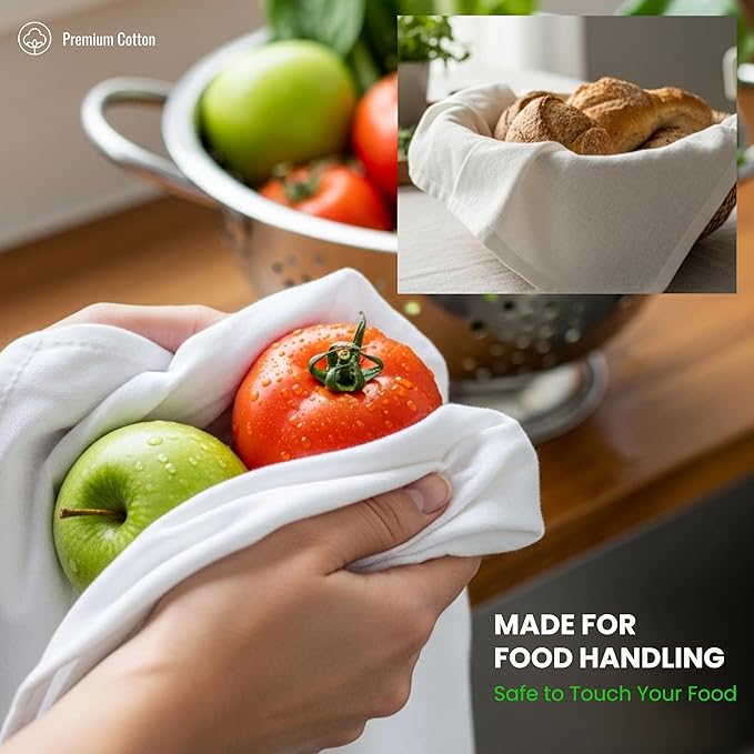 Dish Cloths Cotton| Kitchen Wash Cloth| Shop Towels Absorbent and Lint Free - Image 4