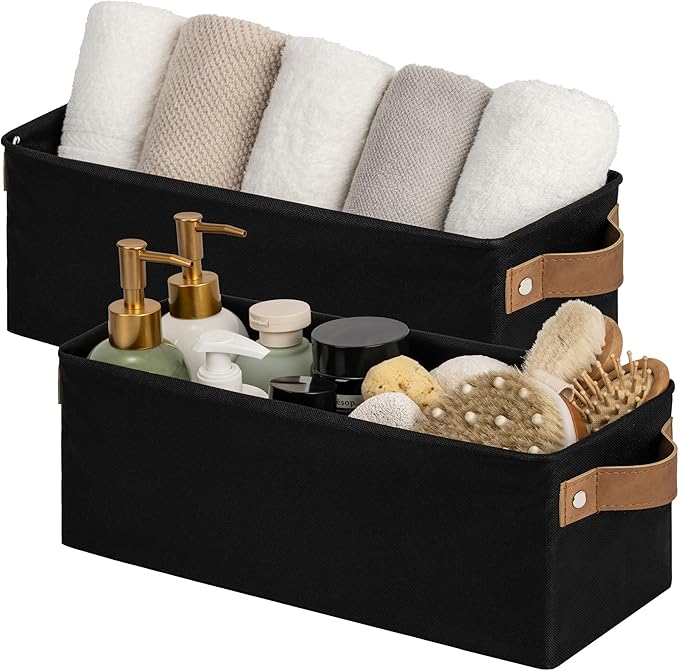 StorageWorks Narrow Storage Bins, Small Basket by StorageWorks