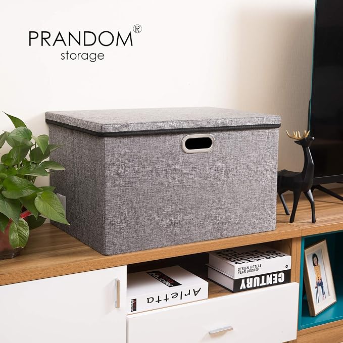 PRANDOM Extra Large Collapsible Storage Bins - Image 3