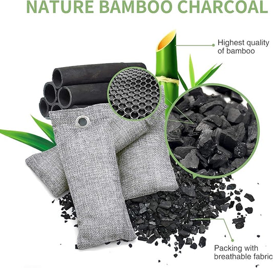 16 Pack Bamboo Charcoal Air Purifying Bag, Activated Charcoal Bags Odor Absorber - Image 2
