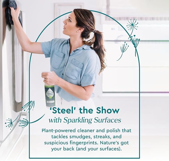 Puracy Stainless Steel Cleaner, Natural Stainless Steel Sink Cleaner, Stainless - Image 2
