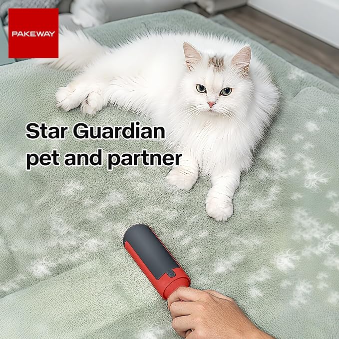 PAKEWAY 2 Pack Pet Hair Removal Tool, Reusable Dog & Cat Fur Remover - Image 2