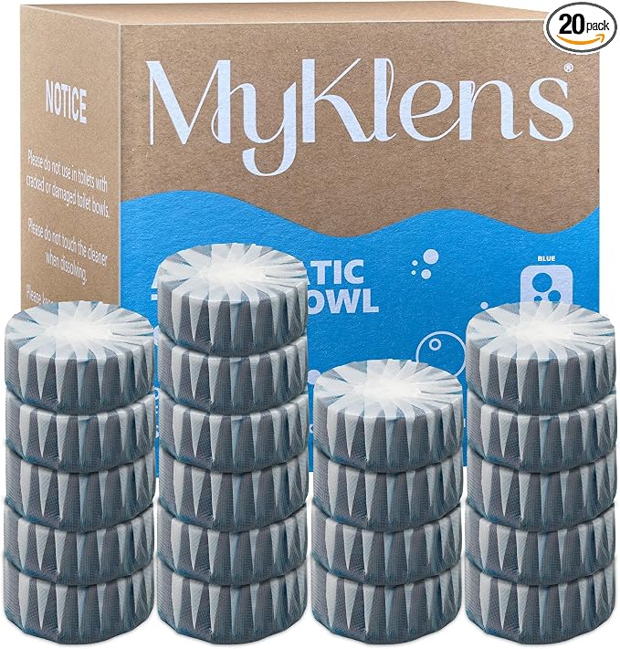 Toilet Bowl Cleaner Tablets, Automatic Toilet Tank Cleaner by MyKlensLife