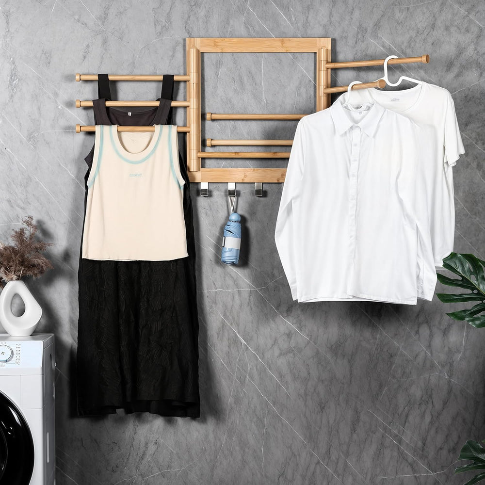 Wall Mounted Drying Rack - Clothes Drying Rack Wall Mounted for Laundry - 20 ...
