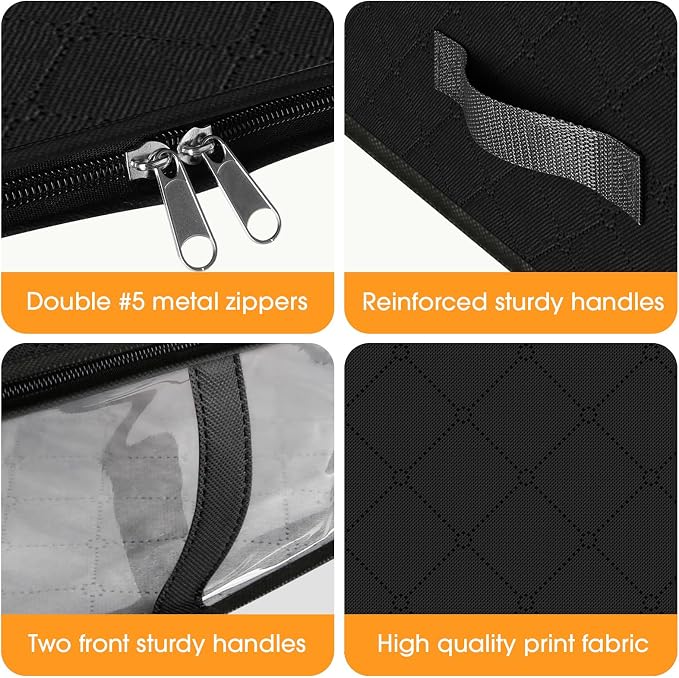 StorageRight Under Bed Storage Bins, Breathable Organizer - Image 3