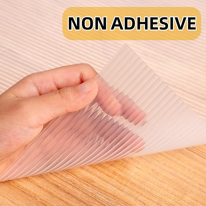 Shelf Liners for Kitchen Cabinets Non-Adhesive & Washable, Non Slip Cabinet - Image 6
