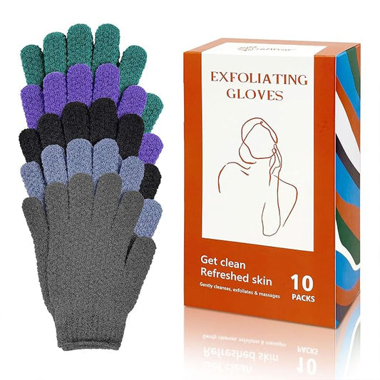 Evridwear Exfoliating Dual Texture Bath Gloves by Evridwear