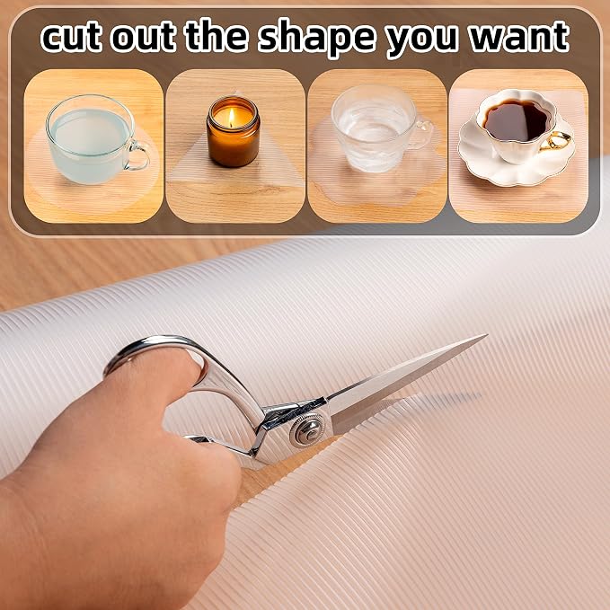 Shelf Liner Non Slip, Non Adhesive Cabinet Liner, Waterproof Drawer Liner - Image 3