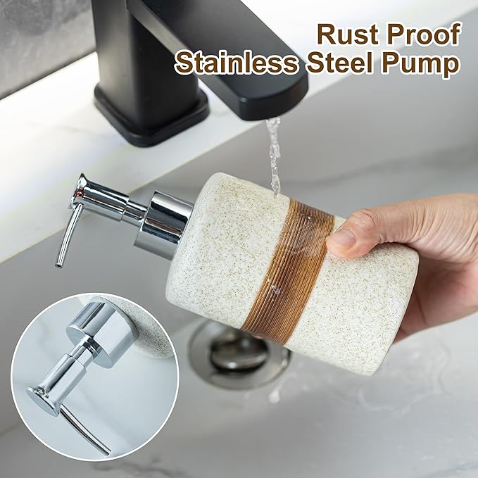 Soap Dispenser for Kitchen & Bathroom, Dish Soap, Hand Soap, Conditioner - Image 3