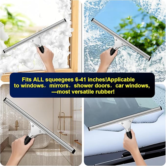 41-Inch High Elasticity Replacement Silicone Squeegee Strips, - Image 7