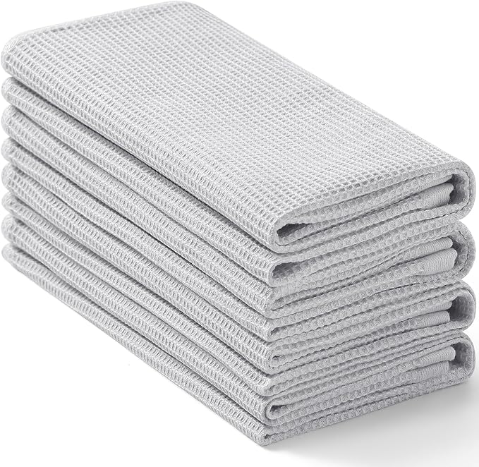 Homaxy 100% Cotton Waffle Weave Kitchen Towels by Homaxy