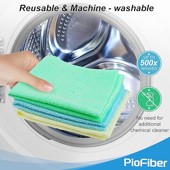 Shop Towels – 150 Pack Edgeless Microfiber Cleaning Cloths, Reusable Lint-Free - Image 8