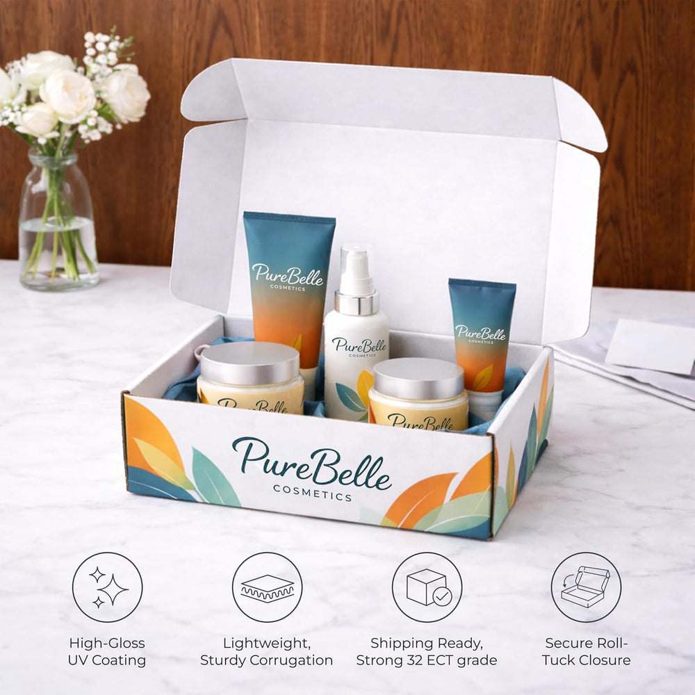 Personalized Mailer Box, Add Logo or Text, 9.5" x 7.75" x 4", ...