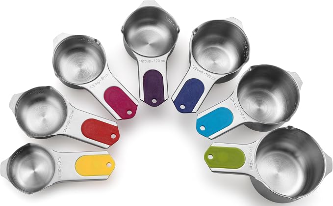 Spring Chef Magnetic Stainless Steel Measuring Cups, Kitchen Tools by SpringChef