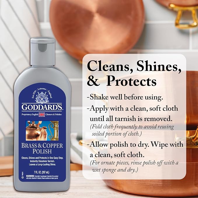 Goddard’s Copper & Brass Polish, Copper Cleaner & Brass Cleaner - Image 6
