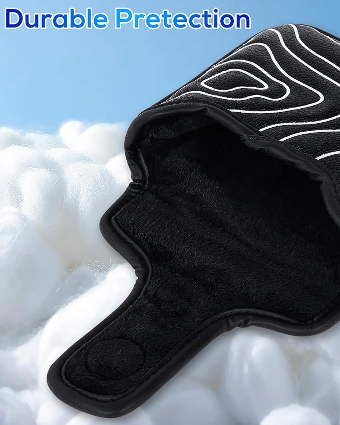 Big Teeth Golf Club Covers Full Set Driver Headcover Fairway Wood Hybrid Golf - Image 7