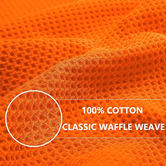 Homaxy 100% Cotton Waffle Weave Kitchen Dish Cloths, Ultra Soft Absorbent Quick - Image 2
