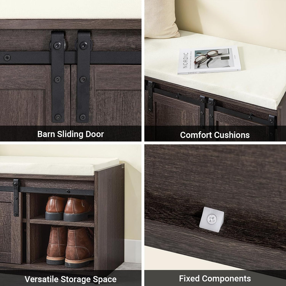 Haotian Entryway Shoe Storage Bench