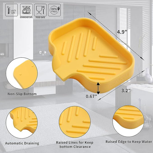 Silicone Bathroom Soap Dishes - Image 2