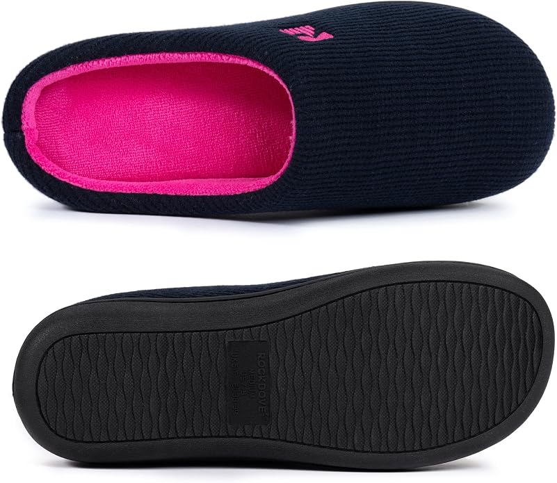 RockDove Women's Original Two-Tone Memory Foam Slipper - Image 2
