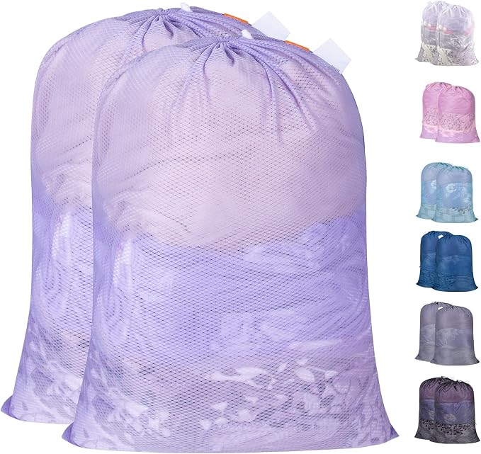 Polecasa Heavy Duty Large Mesh Laundry Bags by Polecasa