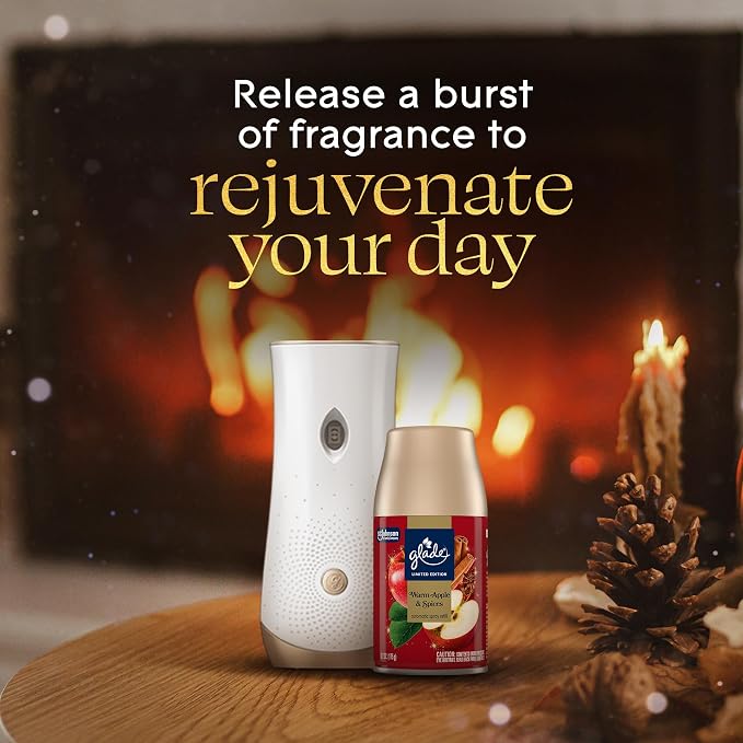 Glade Automatic Spray Refill, Warm Apple & Spices, Scented Air Freshener - Image 5