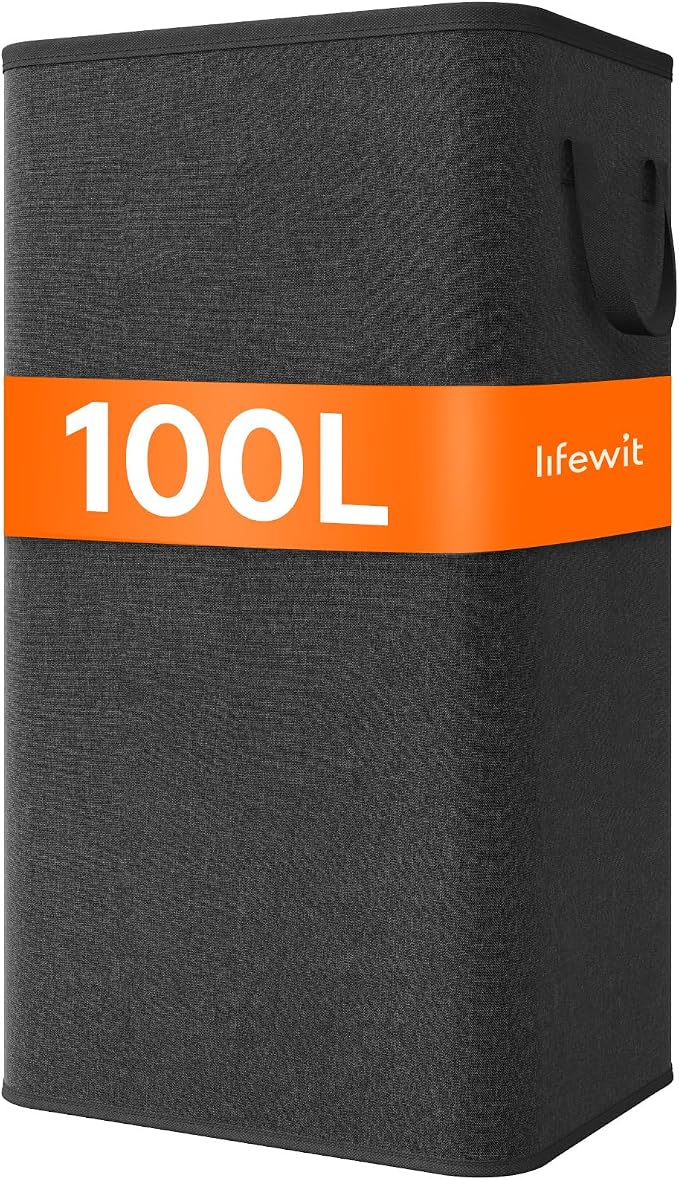 Lifewit 100L Large Tall Laundry Hamper, Collapsible Laundry Basket by Lifewit