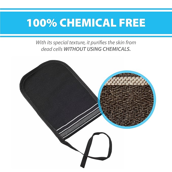 Turkish Exfoliating Gloves – Face & Body Exfoliation Mitts - Image 6