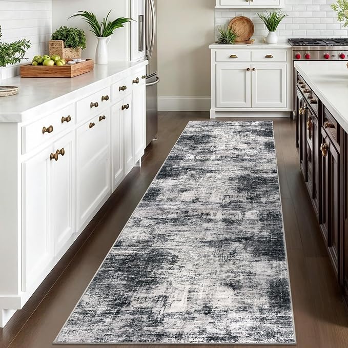 IOHOUZE Abstract Runner Rug 3x10 Ft Washable Runners - Image 2