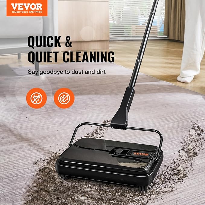 VEVOR Carpet Sweeper Manual, Floor Sweeper - Image 2