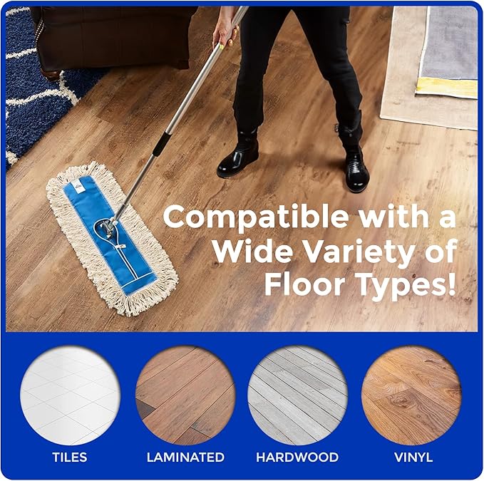 Nine Forty 18" Premium Cotton Dust Mop Kit - Image 6