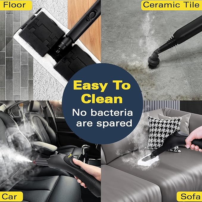 Steam Cleaner with 21 Accessories, 248°F High-Temp Steam & 1.1L Large Tank - Image 5