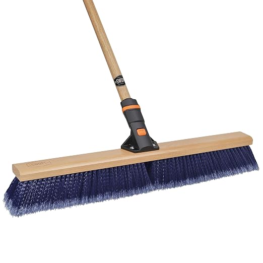 SWOPT 24” Premium Multi-Surface Push Broom Head — Cleaning Head Interchangeable by SWOPTCleaning