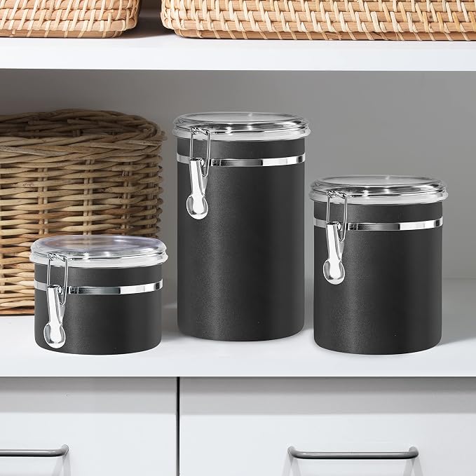 Oggi Stainless Steel Kitchen Canister 36 fl oz, Food Storage, Pantry Storage. - Image 6