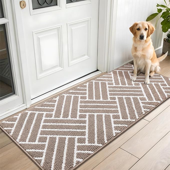OLANLY Runner Indoor Door Mat, 70x23 Inch, Dirt Resistant and Absorbent by OLANLY