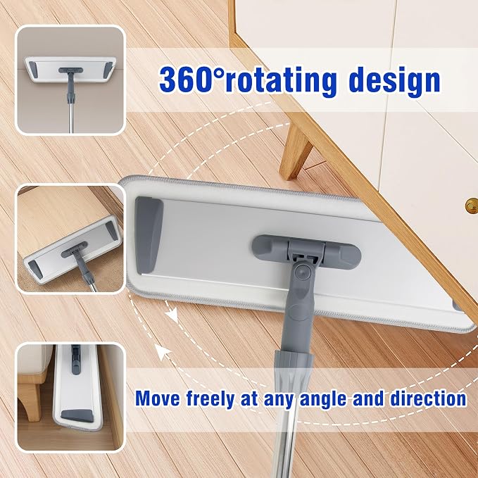 Microfiber Flat Mop for Floor Cleaning - Image 6