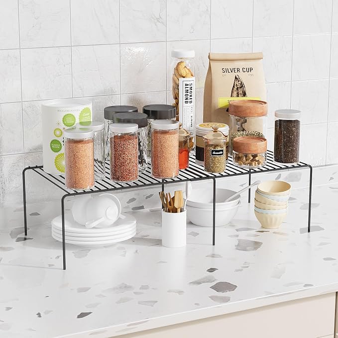 Expandable Storage Shelf, Pantry Organizers and Storage, Adjustable Rustproof - Image 2