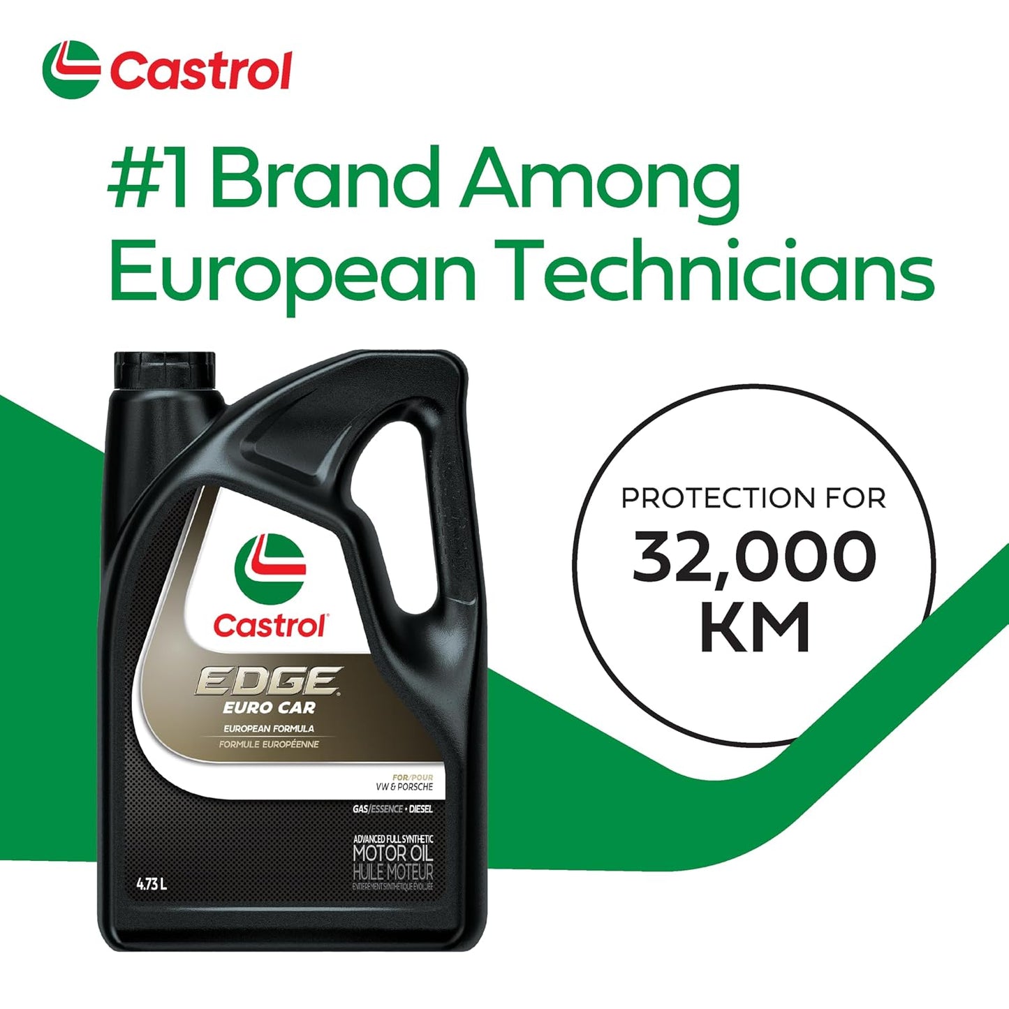 Castrol BP LUBRICANTS USA 6249 Cast Edge Qt 5W40 Oil